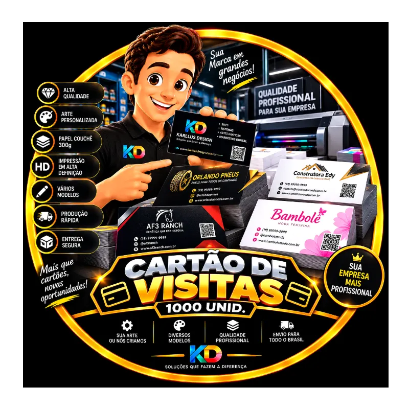 Cartão de Visitas - Karllus Design Web