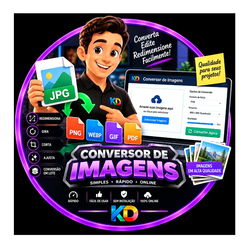 Conversor de Imagens - Karllus Design Web