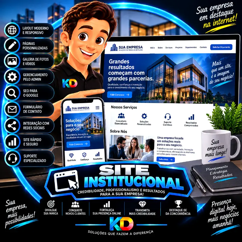 Site institucional desenvolvido pela Karllus